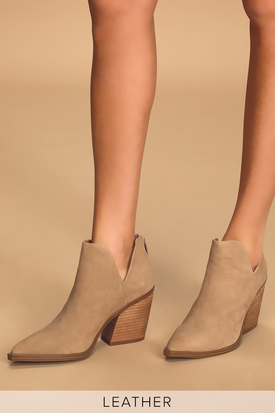 alyse v side western booties