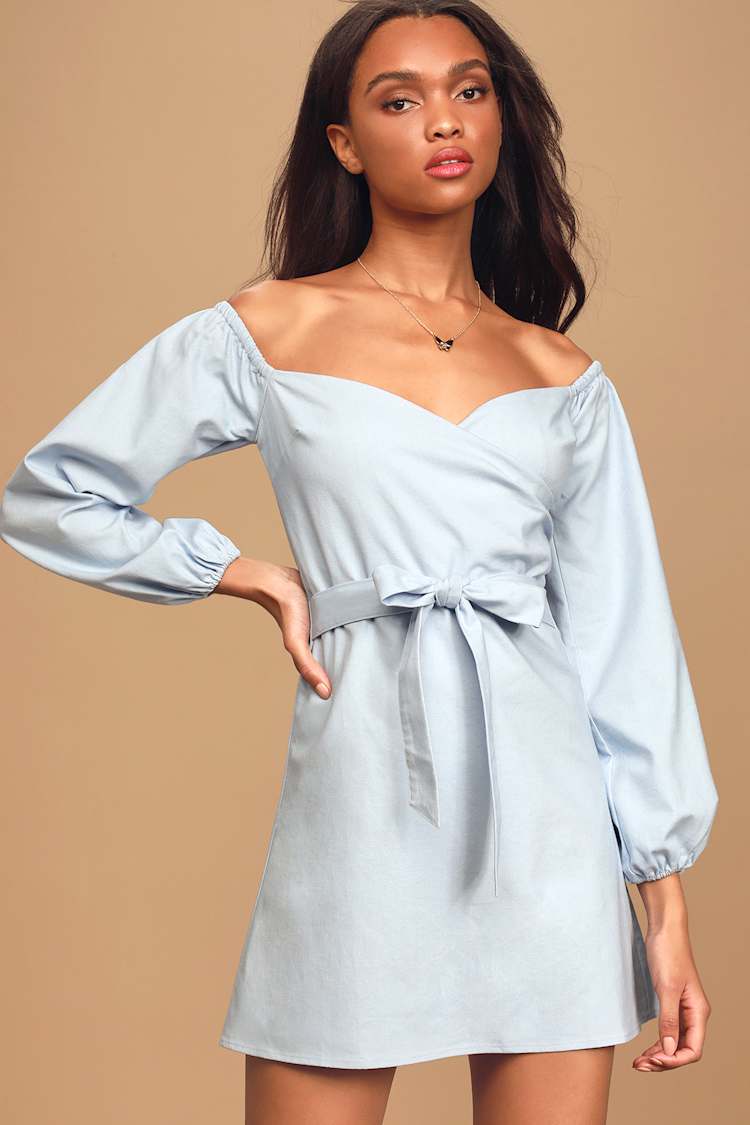 Serenity Puff Sleeve Mini Dress