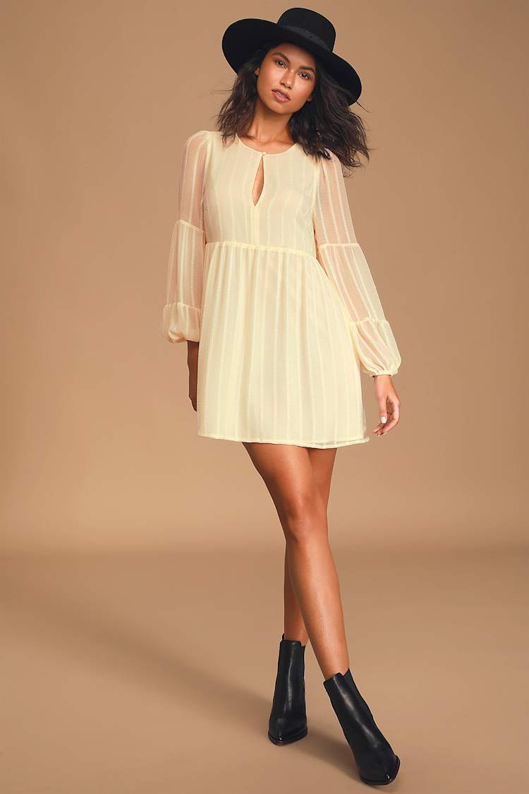 Ali & Jay County Line Dress - Cream Mini Dress - Striped Dress - Lulus Ali & Jay County Line Dress - Cream Mini Dress - Striped Dress - Lulus