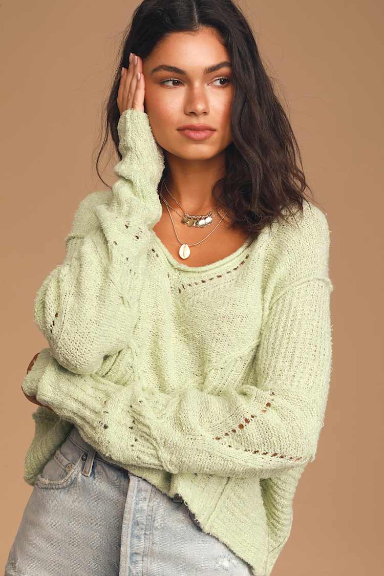 sweater light green