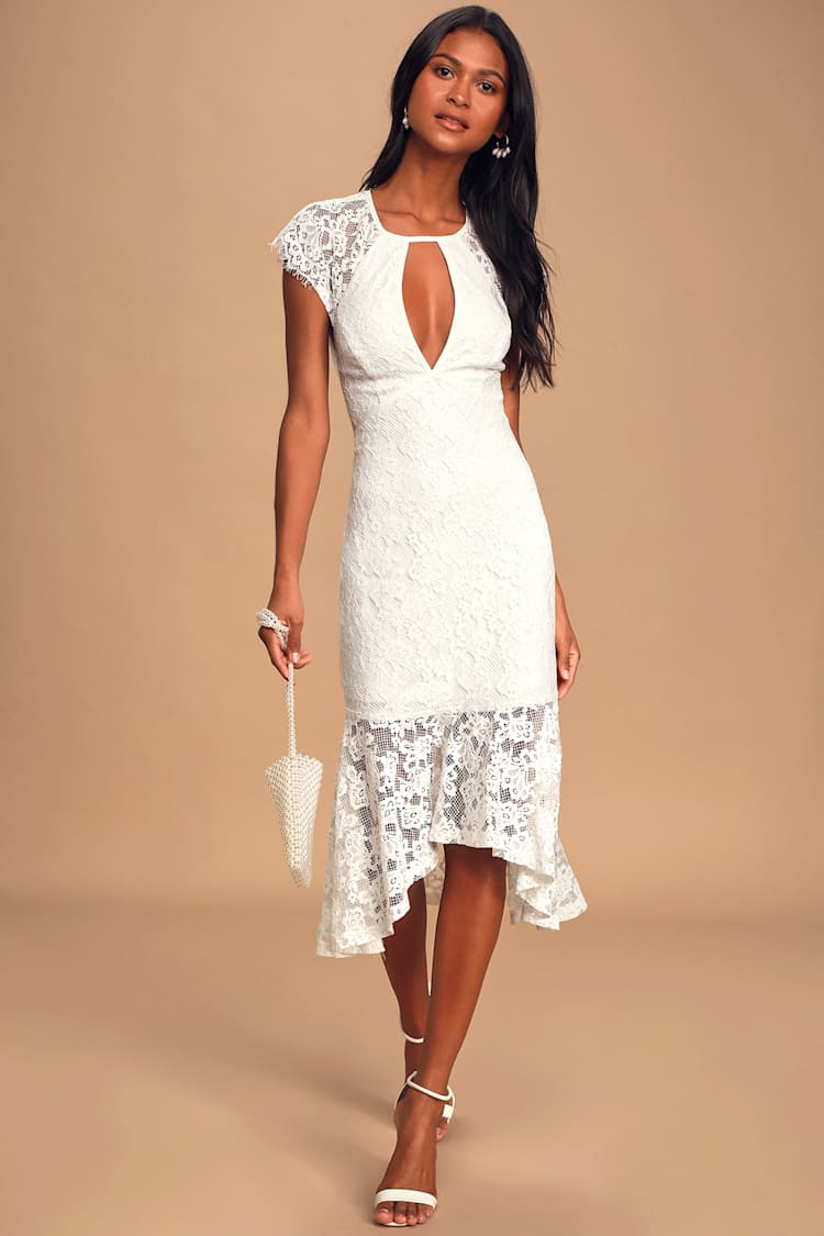 chinese dress ladies Women's High Low Beach Wedding Dress Long V Neck Tulle Bridal Gowns with Lace  Ivory at Amazon Women's Clothing store