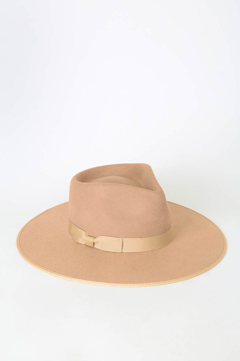 Lack Of Color Zulu Rancher - Sand Fedora Hat - Wool Fedora  display picture 3