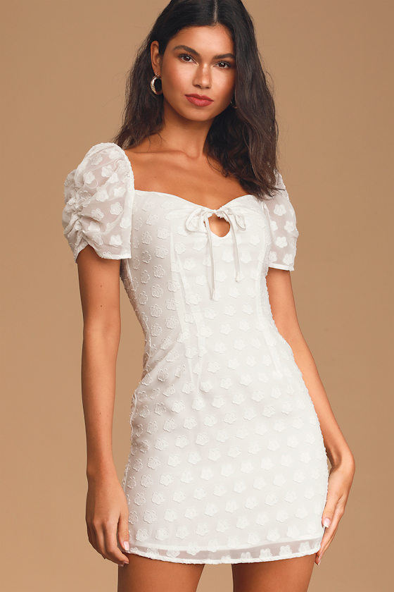 grace high low jacquard dress