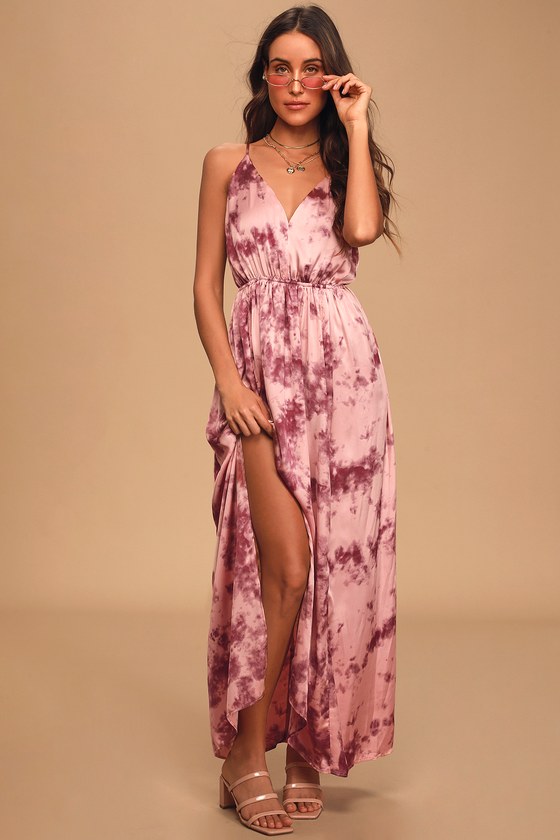 lulus tie dye maxi dress