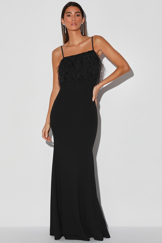 feather maxi