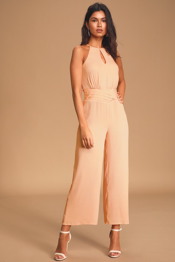 Ultra-modern wedding jumpsuit with attachable skirt