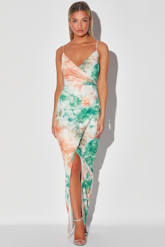 lulus tie dye maxi dress