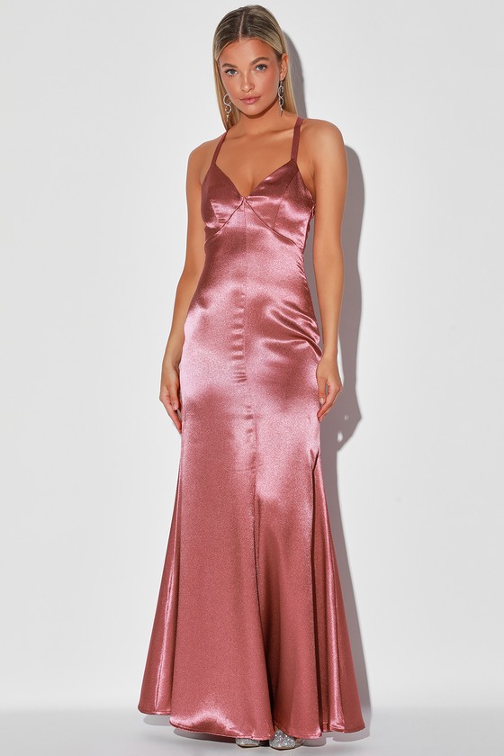 pink sleeveless maxi dress