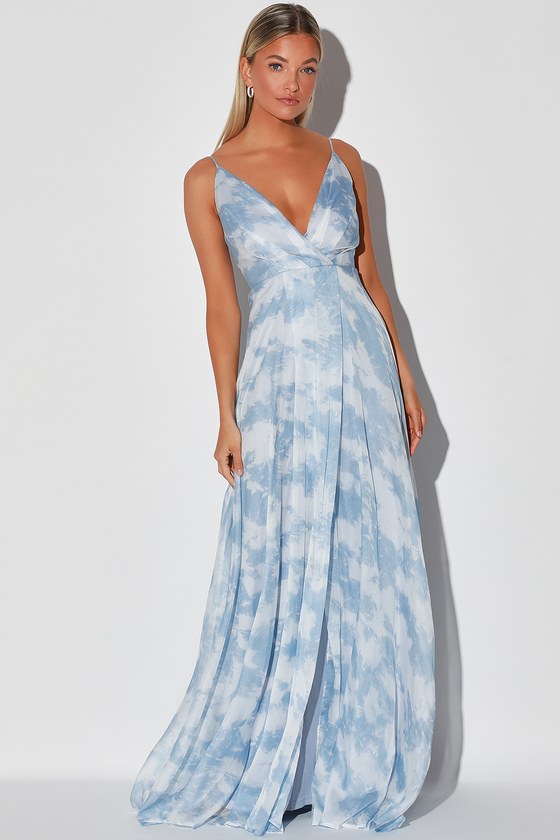 lulus tie dye maxi dress