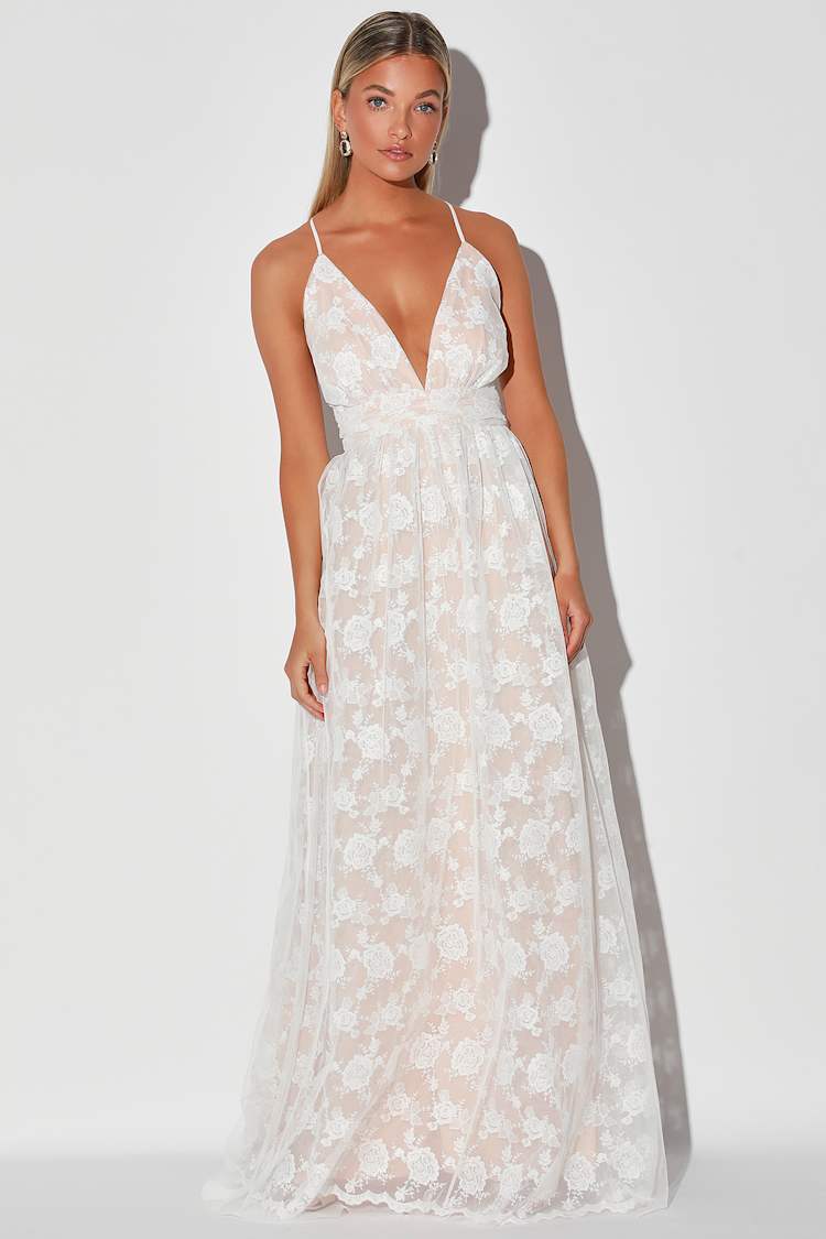 embroidered fish dress Rosie Assoulin Women's Cami Floral Cotton Poplin Maxi Dress - Blue Multi