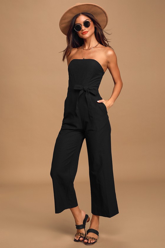 Black Strapless Jumper – Nicole Andrews Collection