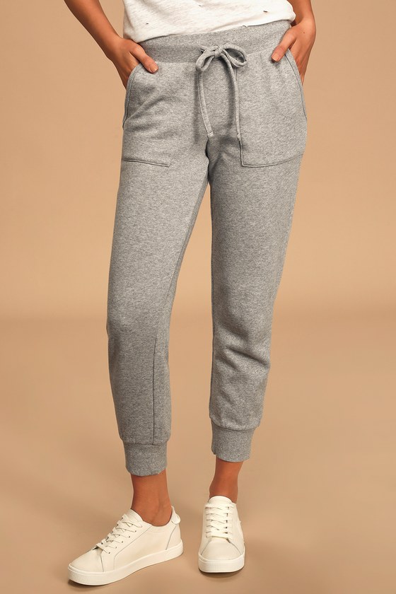 Cute Grey Joggers - Sweatpants - Sweats - Lounge Pants - Lulus