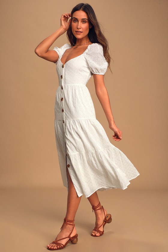 eyelet dress