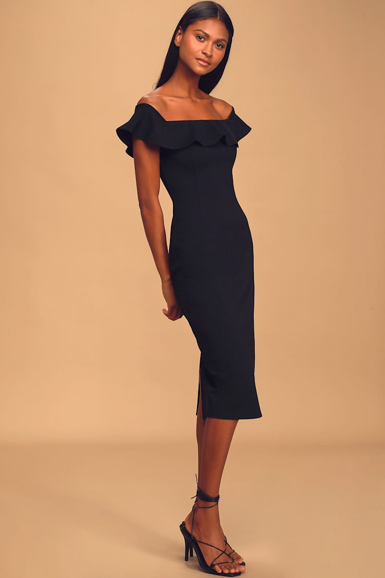 slim fit dress slacks LaDivine KV1057 Formal Long Off Shoulder Dress – The Dress Outlet main image 1