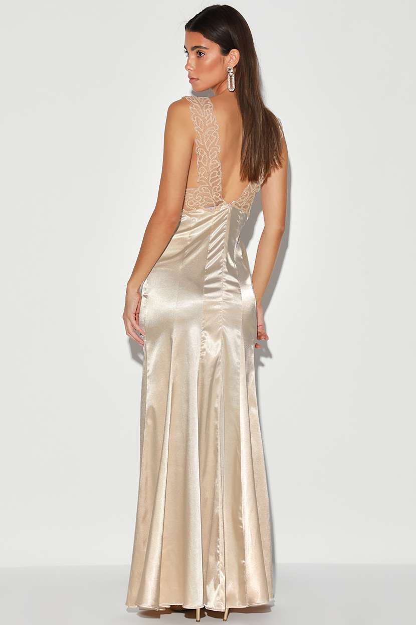 sachin and babi light blue dress A-Line Champagne Tulle Mismatched Bridesmaid Dress – FancyVestido main image 1