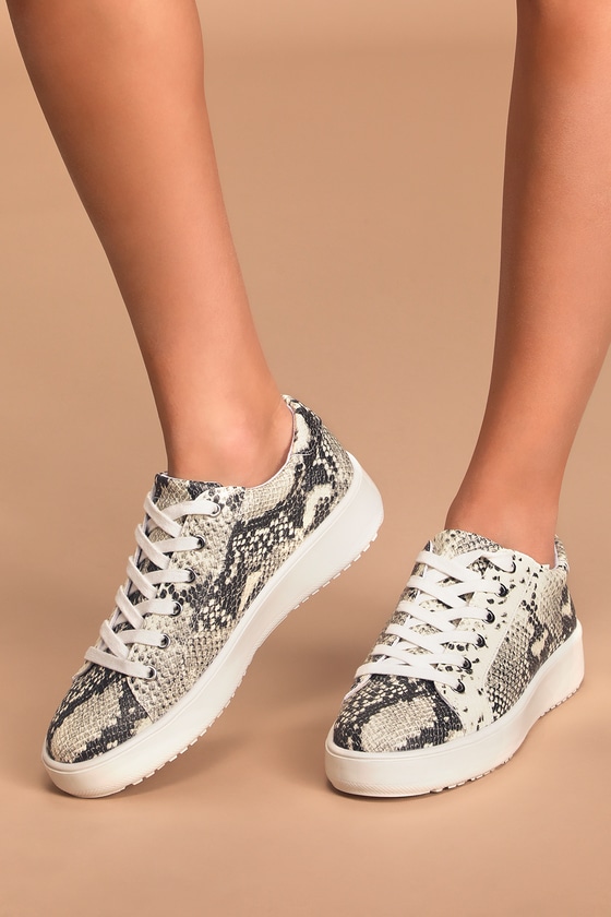 snake platform shoes