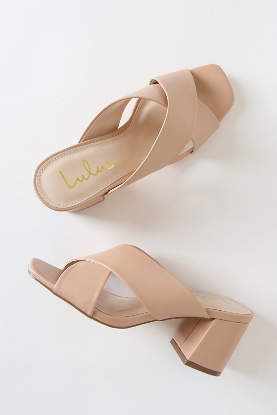 Ybarra Nude High Heel Sandals 1