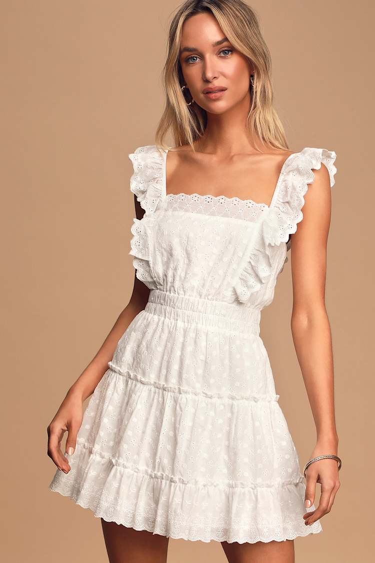 luxe mini dress CHANTAL Bow Mini Dress