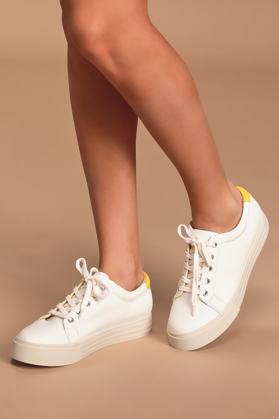 BC Footwear Support - White Sneakers - Vegan Leather Shoes