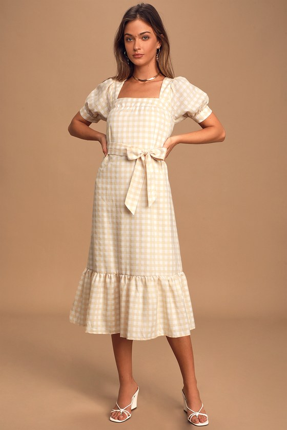 lulus gingham dress