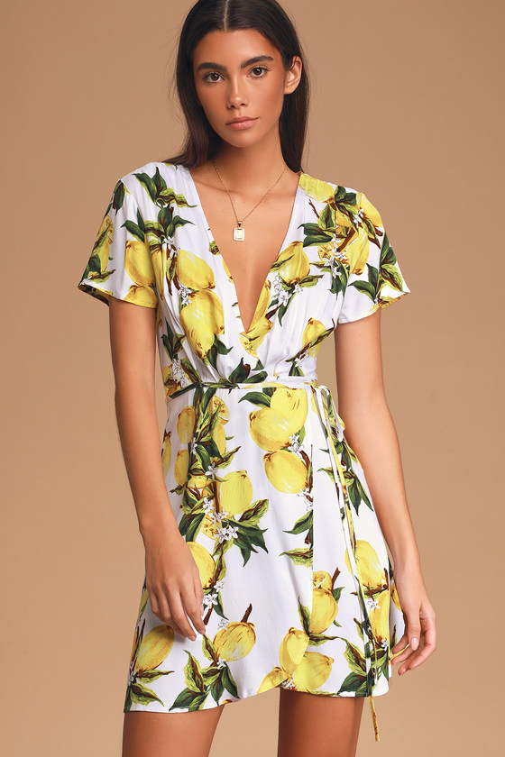 sundress with lemons