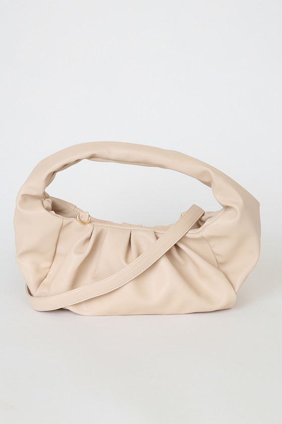 Best In Class Ivory Vegan Leather Mini Handbag 3