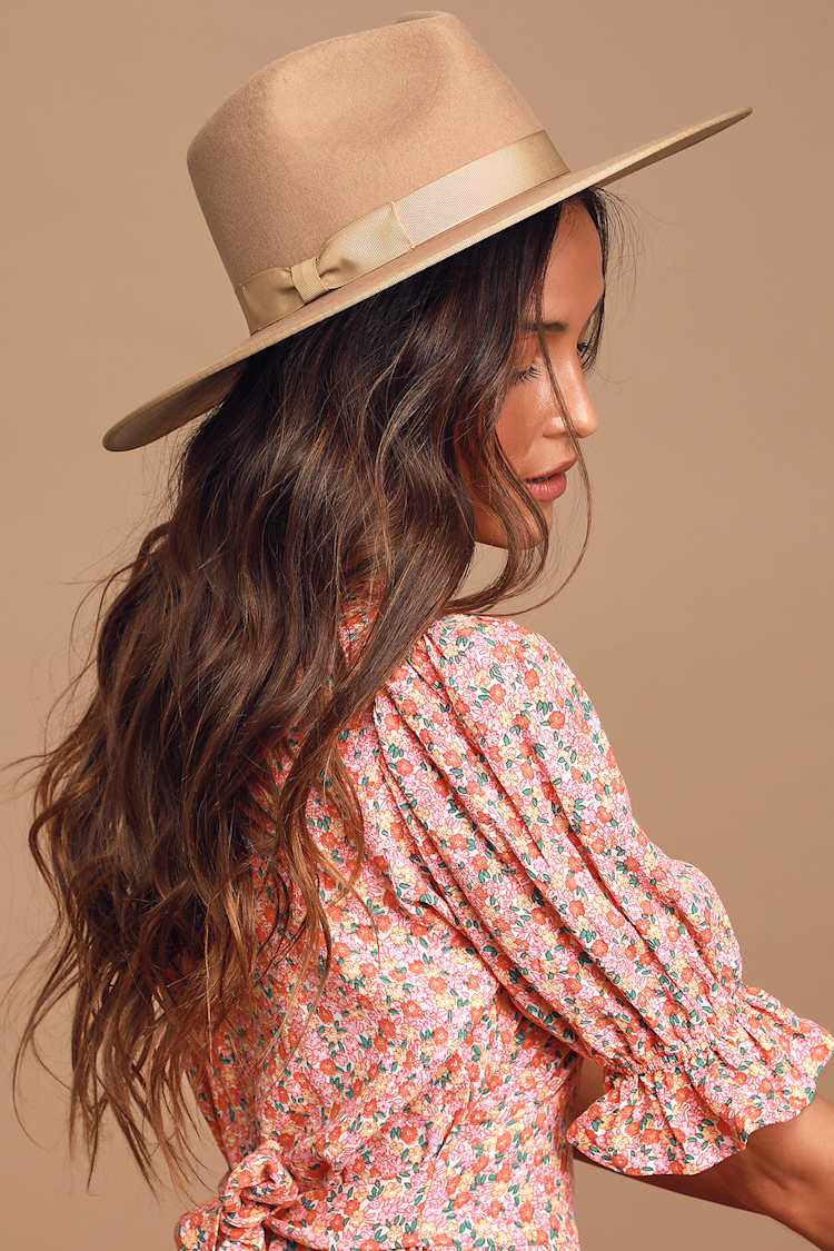 Lack Of Color Zulu Rancher - Sand Fedora Hat - Wool Fedora  display picture 1