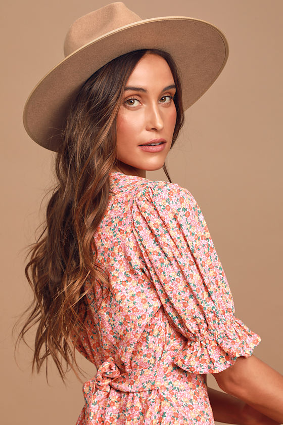 Lack Of Color Zulu Rancher - Sand Fedora Hat - Wool Fedora  display picture 3