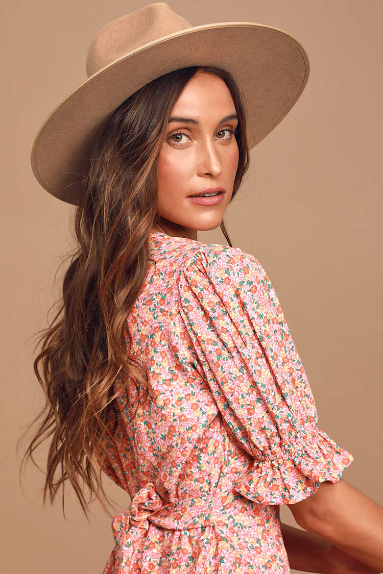 Lack Of Color Zulu Rancher - Sand Fedora Hat - Wool Fedora  display picture 3
