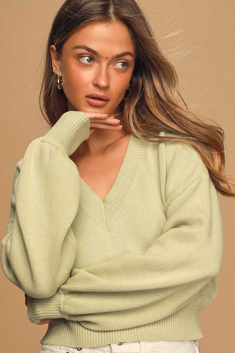 sweater light green