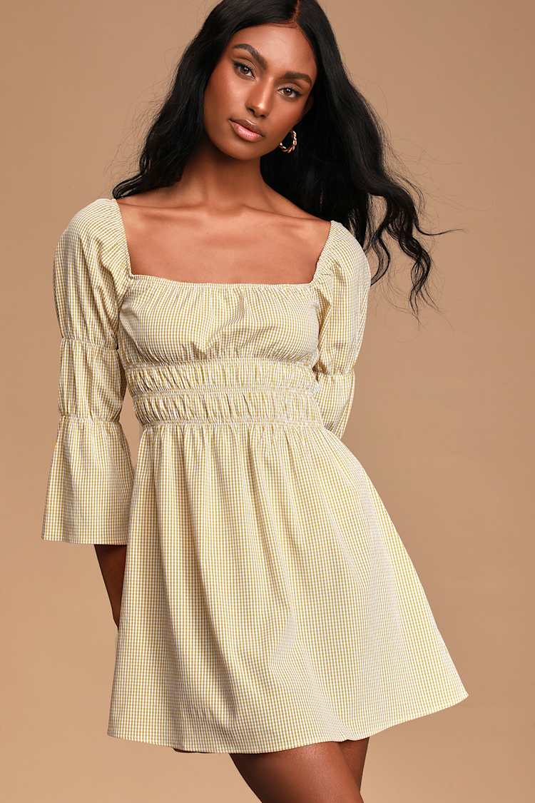 black shift mini dress Bibidia Mini Dress in Black with Cream Bow
