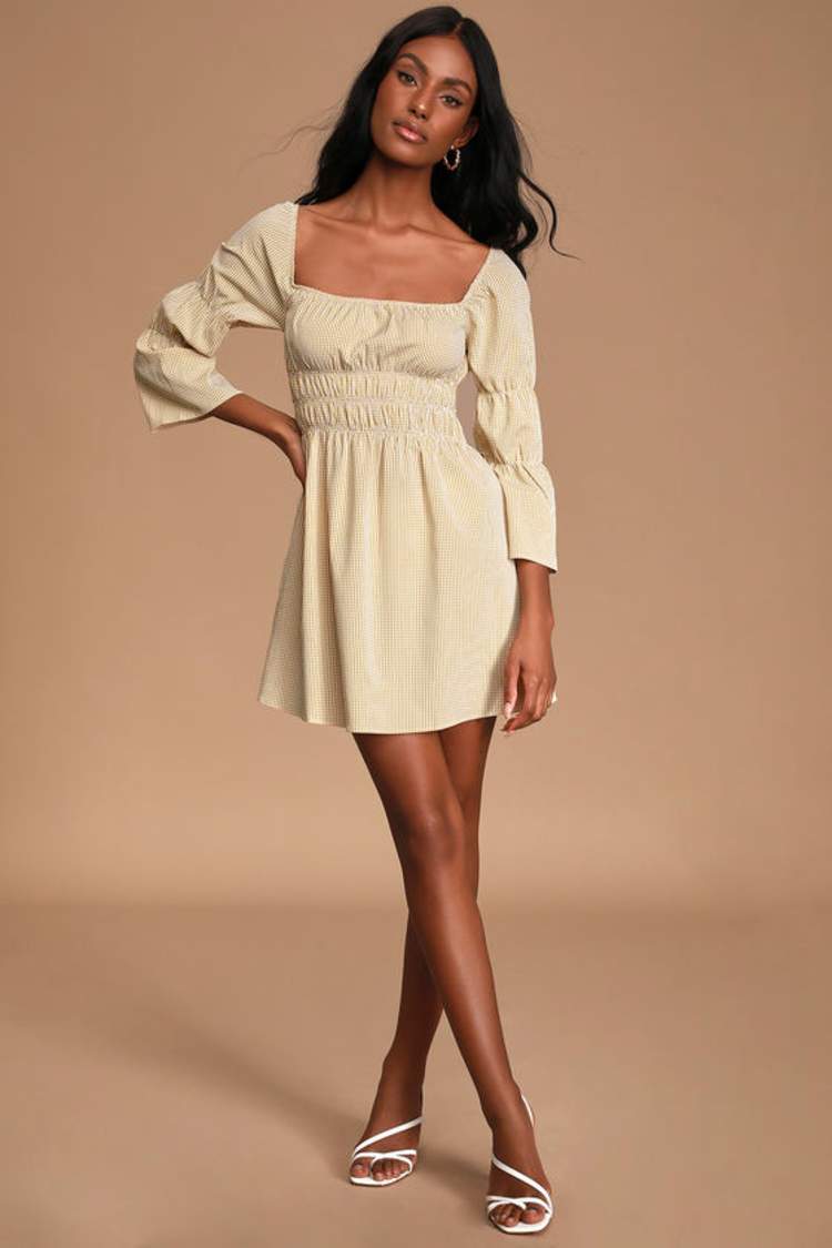holiday mini cocktail dress Vicky Velvet Sequin Babydoll Holiday Mini Dress