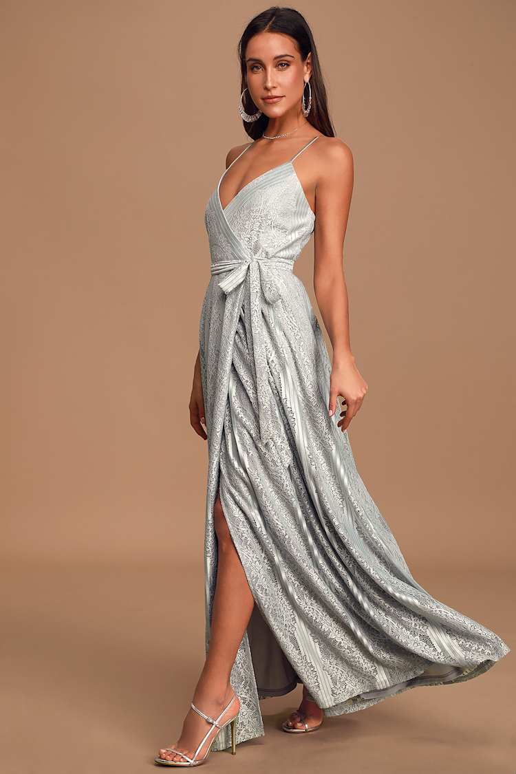 sleeveless wrap maxi dress