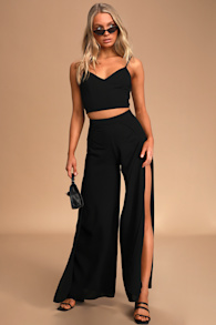Out Tonight Black Two-Piece Jumpsuit 10