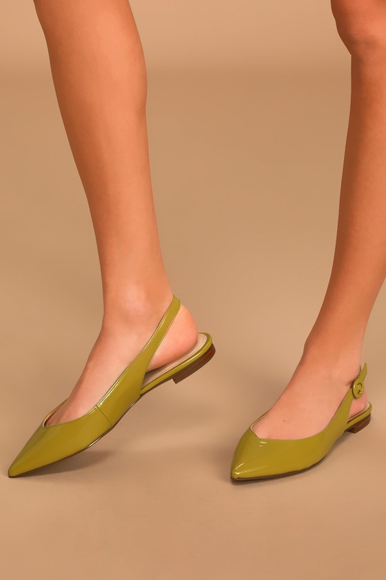 lexie pointed toe slingback flat