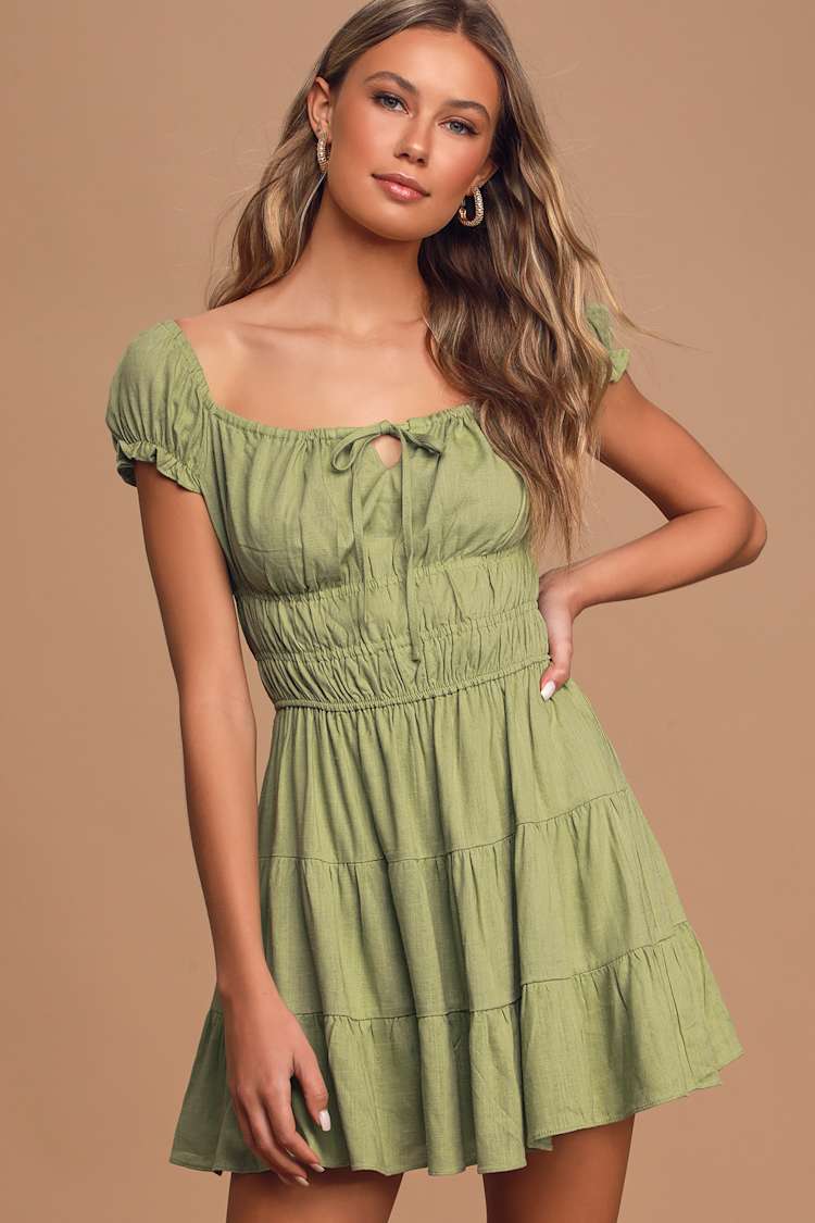 dress dusty pink Dusty Rose Wrap Satin Dress With Flutter Sleeves – Désir Couture main image 1