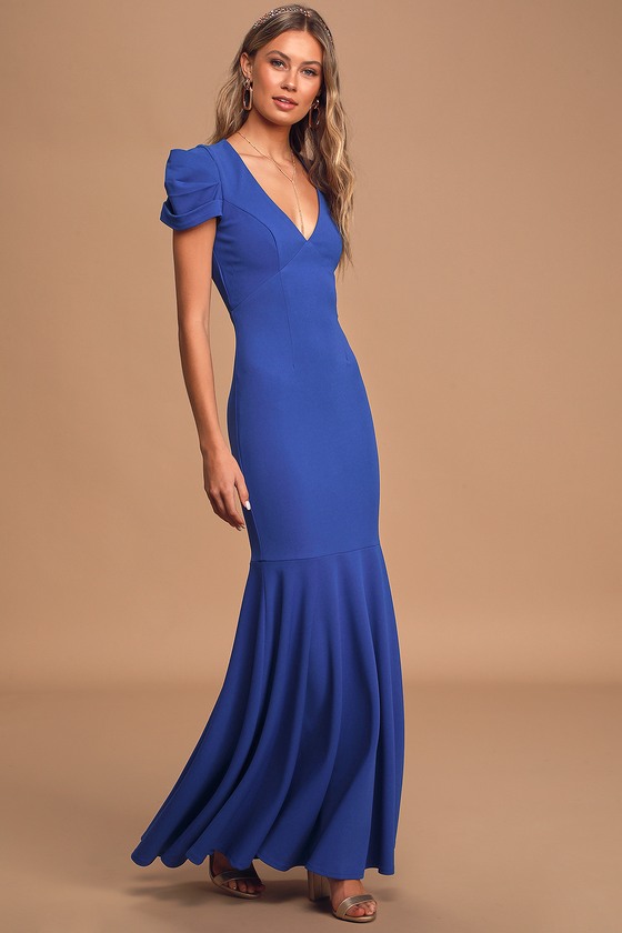 Lulus v neck trumpet gown shop