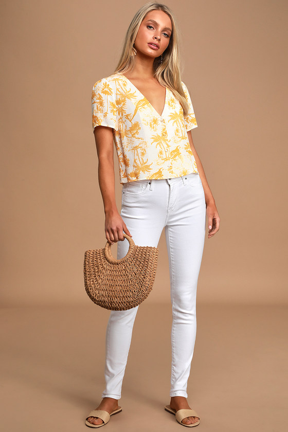 levi's 721 high rise white
