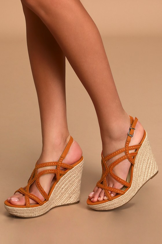 wedges orange