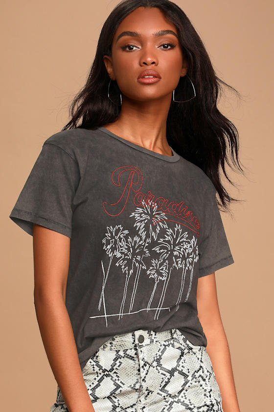 Poster Child Washed Black Graphic Tee 2