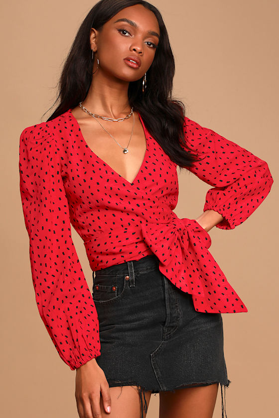 Jules Crop - Red