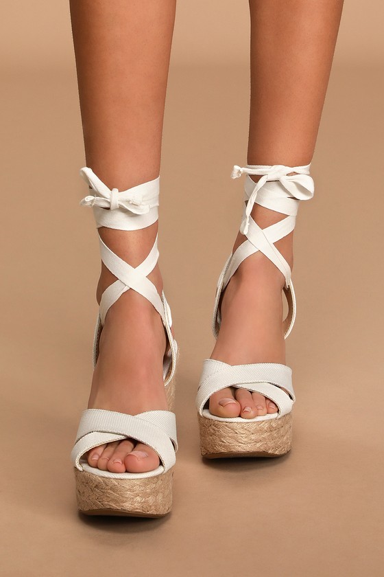 cassiah lace up espadrille
