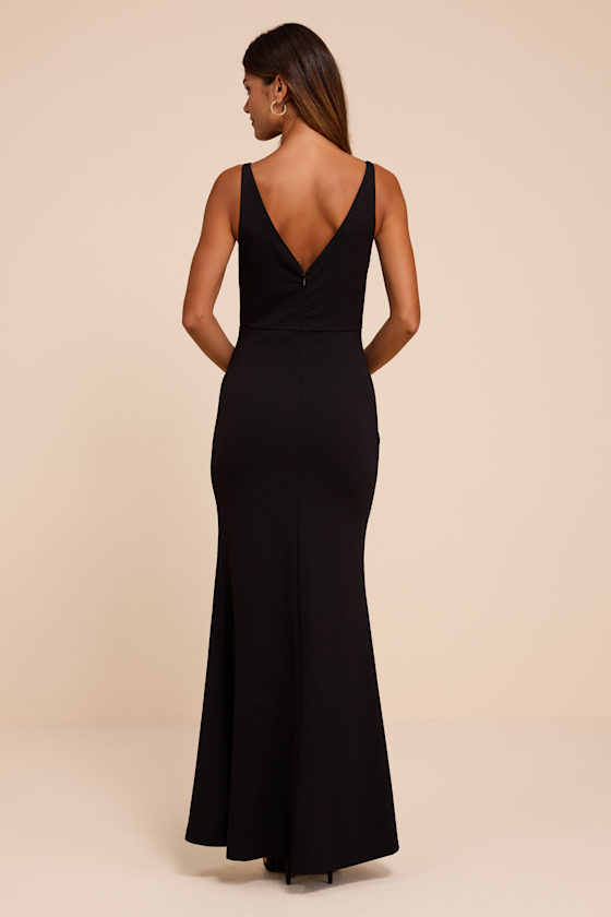 Melora Black Sleeveless Maxi Dress - thumbnail 3