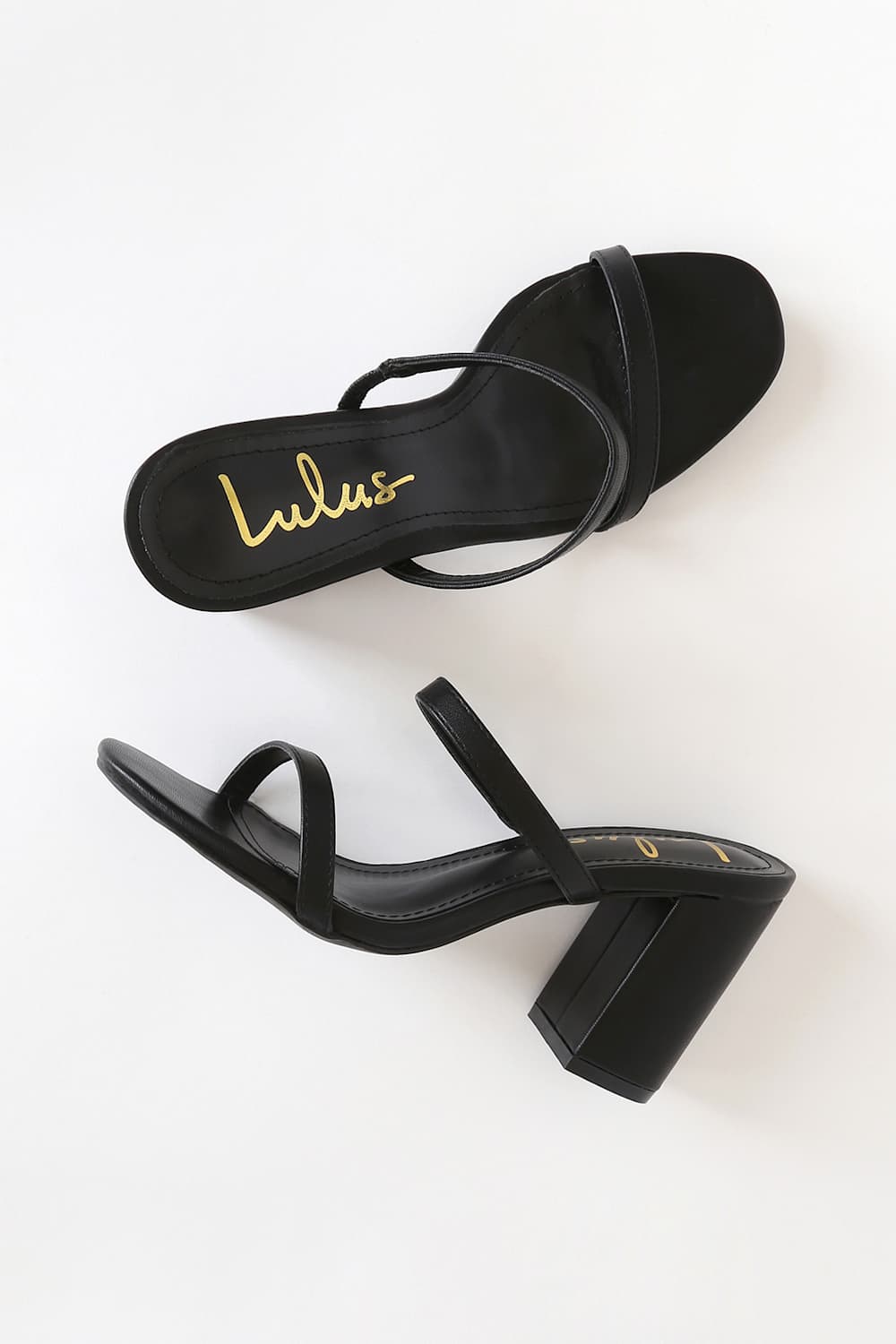 Ariellie Black High Heel Sandals
