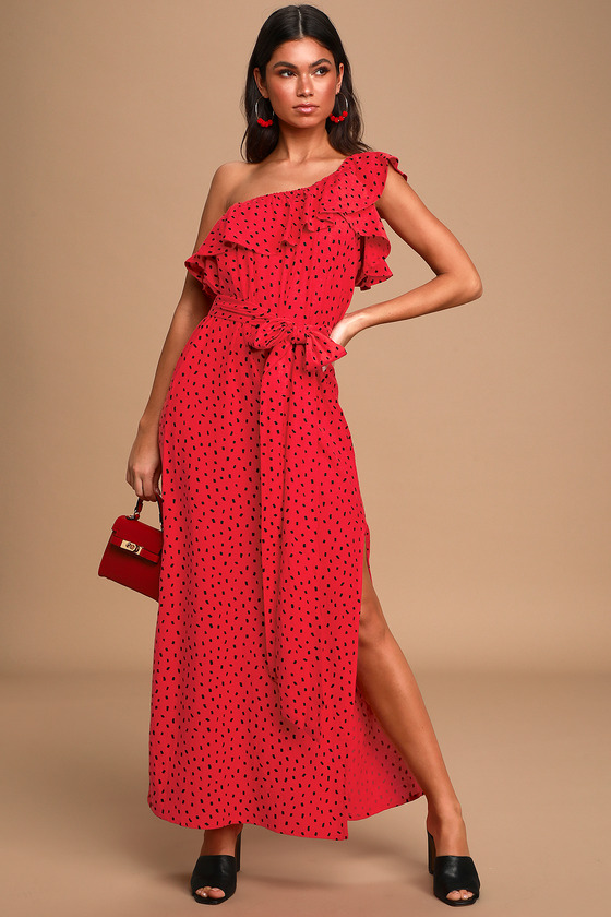 Billabong x Sincerely Jules - Your Side Red Dress - Maxi Dress - Lulus