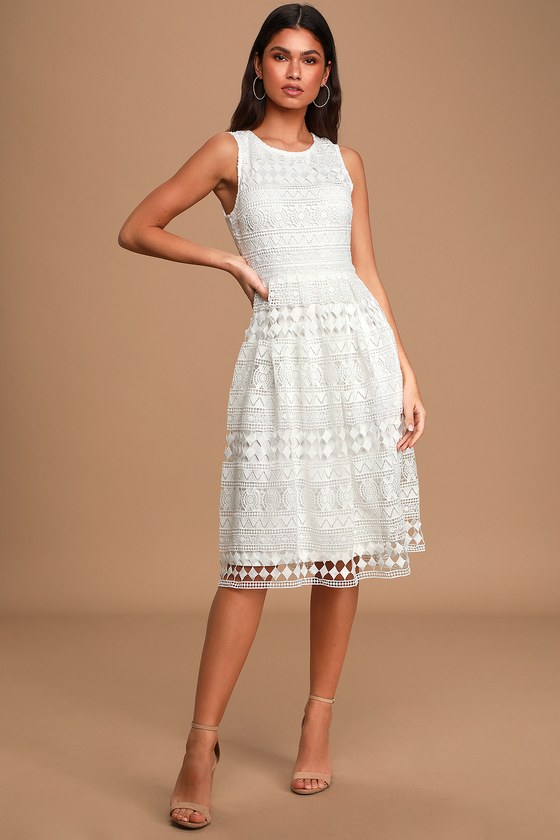 stelly white dress