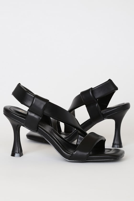 new look black slingback shoes