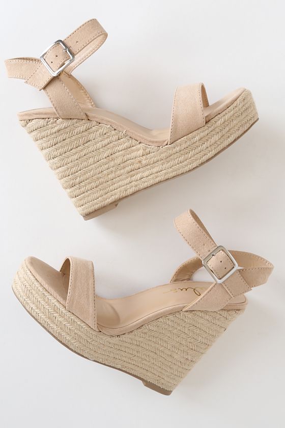 suede wedges