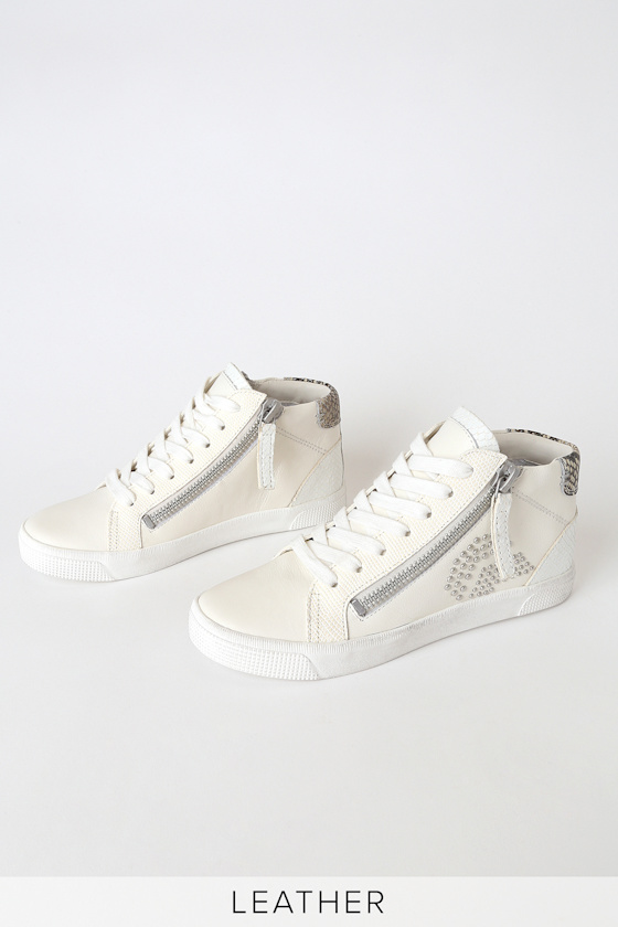 zonya sneakers in white multi plush
