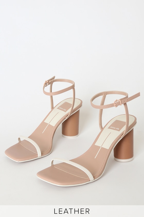 naomey heels in nude multi leather